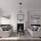 Ekena Millwork Dublin Ceiling Medallion (Fits Canopies up to 5 1/8"), 17 7/8"OD x 3 5/8"ID x 1 1/4"P, Cloud Burst CM17DUCBF - alternate 4